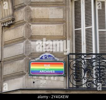 LE MARAIS GAY PARIS Stockfoto