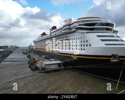 Disney-Schiff (Liverpool) Stockfoto