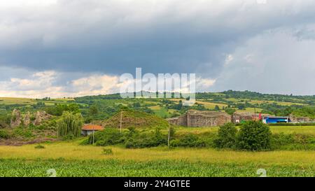 Römische Ruinen Felix Romuliana UNESCO-Weltkulturerbe Gamzigrad Ostserbien Stockfoto