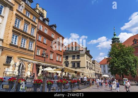 Blick auf die Altstadt in Warschau, Polen, Europa Stockfoto