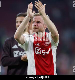 Amsterdam, Niederlande. September 2024. AMSTERDAM, 18.09.2024, JohanCruijff Arena, Football, Eredivisie, Saison 2024/2025, während des Spiels Ajax - Fortuna Sittard 5-0 Davy Klaassen Credit: Pro Shots/Alamy Live News Stockfoto