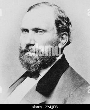 Allan Pinkerton, Gründer von Pinkertons National Detective Agency. Allan Pinkerton (1819–1884), schottisch-amerikanischer Detektiv, gründete die Pinkerton National Detective Agency in den Vereinigten Staaten Stockfoto