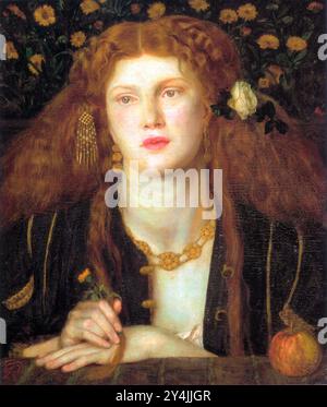 Bocca Baciata (1859), modelliert von Fanny Cornforth, Gemälde von Dante Gabriel Rossetti Stockfoto