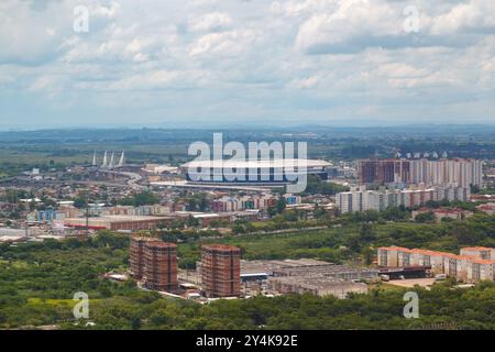 Das Gremio Arena Fußballstadion in Porto Alegre, Rio Grande do Sul, Brasilien. Stockfoto