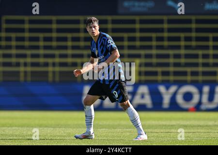 Manchester, Großbritannien. September 2024. Matteo Lavelli von Inter Mailand während des UEFA Youth League-Spiels Manchester City gegen Inter Mailand im Joie Stadium, Manchester, Vereinigtes Königreich, 18. September 2024 (Foto: Cody Froggatt/News Images) in Manchester, Vereinigtes Königreich am 18. September 2024. (Foto: Cody Froggatt/News Images/SIPA USA) Credit: SIPA USA/Alamy Live News Stockfoto