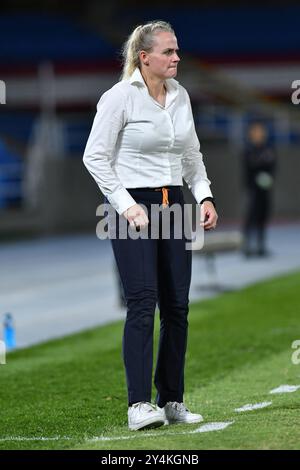 Cali, Kolumbien. September 2024. Olympiastadion Pascual Guerrero Roos Kwakkenbos, Trainer der Niederlande, während des Spiels zwischen Japan und den Niederlanden, für das Halbfinale der FIFA U-20-Frauen-Weltmeisterschaft Kolumbien 2024, im Olympiastadion Pascual Guerrero, diesen Mittwoch, den 18. 30761 (Alejandra Arango/SPP). /Alamy Live News Stockfoto