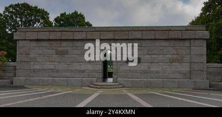 La Cambe deutschen Soldatenfriedhof in der Normandie, Frankreich Stockfoto