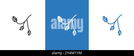 Arabisches Datum Fruit Icon Kollektion in schwarz und auf weißem Hintergrund Stock Vektor