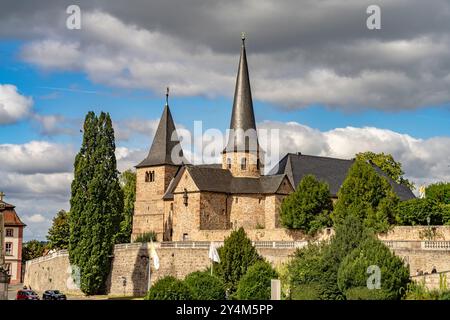 Die Michaelskirche in Fulda, Hessen, Deutschland | Michaelskirche in Fulda, Hessen, Deutschland Stockfoto