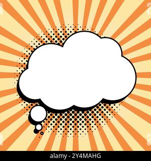 Ein bearbeitbarer Verkauf von Luftblasen-Banner mit schwarzem Halbton-Hintergrund-Schatteneffekt, verwendet für Superverkauf und Diskontpreis, Marketing-Banner-Vektor-Desig Stock Vektor