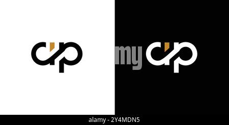 Modernes und einzigartiges AP-Logo Stock Vektor