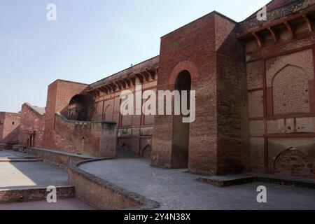 AGRA, UTTAR PRADESH / INDIEN - 9. FEBRUAR 2012 : Festung Agra. Stockfoto