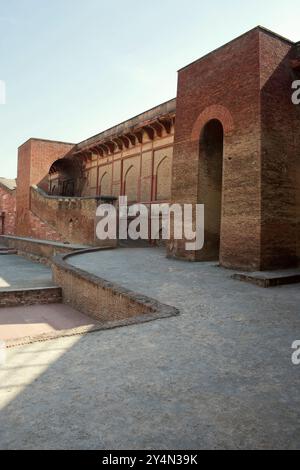 AGRA, UTTAR PRADESH / INDIEN - 9. FEBRUAR 2012 : Festung Agra. Stockfoto