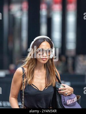 London, England, Großbritannien. September 2024. Myleene Klass kommt bei den Global Radio Studios in London an Credit: Richard Lincoln/Alamy Live News Stockfoto