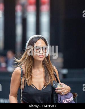 London, England, Großbritannien. September 2024. Myleene Klass kommt bei den Global Radio Studios in London an Credit: Richard Lincoln/Alamy Live News Stockfoto