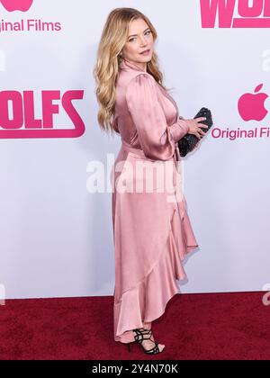 Hollywood, Usa. September 2024. HOLLYWOOD, LOS ANGELES, KALIFORNIEN, USA - 18. SEPTEMBER: Katheryn Winnick kommt zur Los Angeles Premiere von Apple TV's 'Wolfs', die am 18. September 2024 im TCL Chinese Theatre IMAX in Hollywood, Los Angeles, Kalifornien, USA stattfindet. (Foto: Xavier Collin/Image Press Agency) Credit: Image Press Agency/Alamy Live News Stockfoto