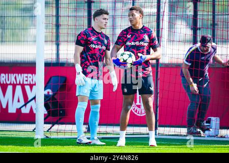 Rotterdam, Niederlande. September 2024. Rotterdam - Feyenoord Torhüter Ismael Ka während der ersten Runde des neuen Formats der Jugendliga 2024/2025. Das Spiel findet am 19. September 2024 in Rotterdam statt. (VK Sportphoto/Danny de Groot) Credit: Yannick Verhoeven/Alamy Live News Stockfoto