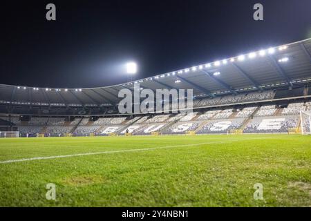 Brüssel, Belgien September 2024. Brüssel, Belgien, 18. September 2024: Allgemeiner Blick in das Stadion während des zweiten Fußballspiels der UEFA Womens Champions League zwischen Anderlecht und Valerenga im King Baudouin Stadium in Brüssel, Belgien. (ANE Frosaker/SPP) Credit: SPP Sport Press Photo. /Alamy Live News Stockfoto