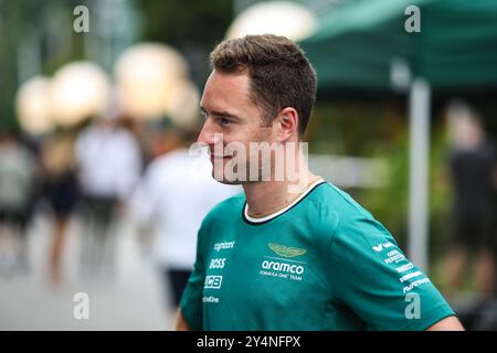 VANDOORNE Stoffel (bel), Reservefahrer des Aston Martin F1 Teams, Porträt während des Formel 1 Grand Prix 2024, 18. Runde der Formel 1 Weltmeisterschaft 2024 vom 20. Bis 22. September 2024 auf dem Marina Bay Circuit in Singapur Stockfoto