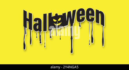 Vektor-Illustration von Happy Halloween Social Media Feed Vorlage Stock Vektor
