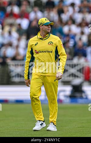 Trent Bridge, Nottingham, Großbritannien. September 2024. 1st Metro Bank One Day Cricket International, England gegen Australien; Steven Smith of Australia Credit: Action Plus Sports/Alamy Live News Stockfoto