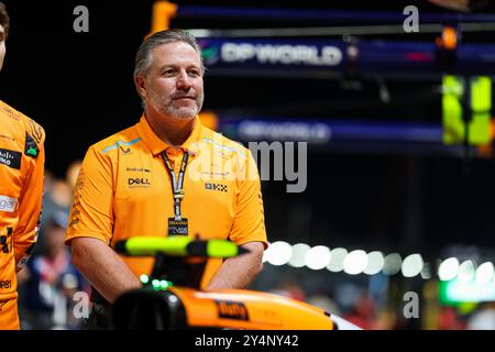 BROWN Zak (usa), CEO von McLaren Racing, Porträt während des Formel-1-Grand-Prix 2024 von Aserbaidschan, 17. Runde der Formel-1-Weltmeisterschaft 2024 vom 13. Bis 15. September 2024 auf dem Baku City Circuit in Baku, Aserbaidschan Stockfoto