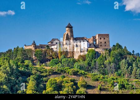 Schloss Stara Lubowna im Gebiet Spis, Westkarpaten, Region Presov, Slowakei Stockfoto