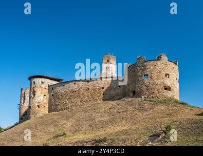 Schloss Zborowski, 13. Jahrhundert, in der Gegend von Šariš, Niederbeskiden, Westkarpaten, Region Presov, Slowakei Stockfoto