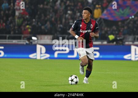 18. September 2024, Stadio Renato Dall’Ara, Bologna, Italien; UEFA Champions League Fußball; Bologna gegen Shakhtar; Dan Ndoye vom FC Bologna Stockfoto