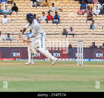 Chennai, Tamil Nadu, Indien. September 2024. Bangladesch Tour of India 2024: 1. Test. India V Bangladesch (Kreditbild: © Seshadri Sukumar/ZUMA Press Wire) NUR REDAKTIONELLE VERWENDUNG! Nicht für kommerzielle ZWECKE! Stockfoto