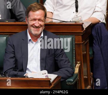 Brüssel, Belgien September 2024. PS' Paul Magnette, Bild auf einer Plenartagung der Kammer im Bundesparlament in Brüssel am Donnerstag, den 19. September 2024. BELGA FOTO BENOIT DOPPAGNE Credit: Belga News Agency/Alamy Live News Stockfoto