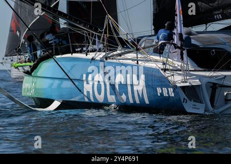 Nicolas Lunven Holcim während des 48-Stunden-Rennens Le Défi Azimut vor Lorient, Westfrankreich, am 15. September 2024 - Foto Nicolas Pehe/DPPI Credit: DPPI Media/Alamy Live News Stockfoto