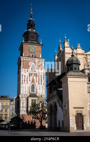 Sonniger Tag in Krakau, Polen Stockfoto