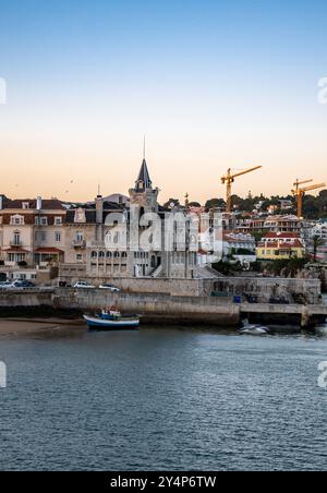 Sonnenuntergang in Cascais, Portugal Stockfoto
