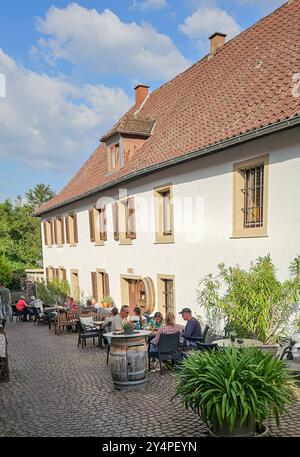 schöne Orte in der Pfalz an der Weinstraße 18.09.24: Innenhof der Burrweiler Mühle Pfalz Deutschland *** schöne Orte in der Pfalz an der Weinstraße 18 09 24 Innenhof der Burrweiler Mühle Pfalz Deutschland 20240918 163925 Stockfoto