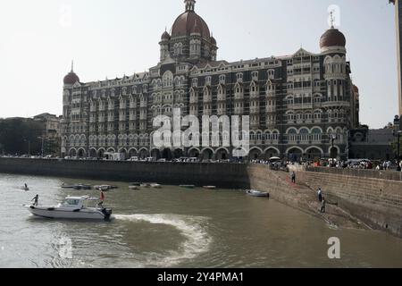 Mumbai, Maharashtra/Indien - 4. Januar 2007: Blick auf das Hotel Taj Mahal in Mumbai. Stockfoto