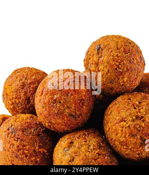 Falafel isoliert auf weißem Hintergrund Stockfoto