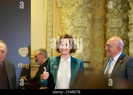 Sigourney Weaver nimmt 38 am 9. Februar 2024 im Rathaus in Valladolid, Spanien, als Gewinner des International Goya Award 2024 Teil. Stockfoto
