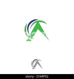 Premium Letter – Ein Logo-Design-Symbol im modernen Stil. Vektorabbildung Stock Vektor