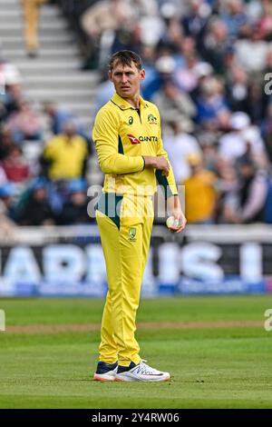 Trent Bridge, Nottingham, Großbritannien. September 2024. 1st Metro Bank One Day Cricket International, England gegen Australien; Marnus Labuschagne of Australia Credit: Action Plus Sports/Alamy Live News Stockfoto