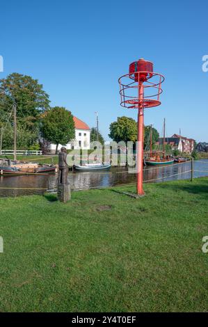 Museumshafen in Carolinensiel, Bezirk Wittmund, Ostfriesland, Niedersachsen, Nordsee, Deutschland Stockfoto