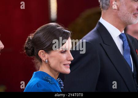 Königin Letizia von Spanien nimmt am 31. Oktober 2023 in Madrid, Spanien, den Treueid auf die spanische Verfassung der Prinzessin von Asturien ab. Stockfoto