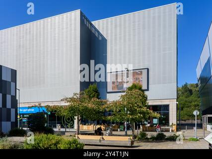 Das Freizeitzentrum Redrock, von Suffragette Square, Bridgefield Street, Stockport, GTR Manchester, England, Großbritannien Stockfoto