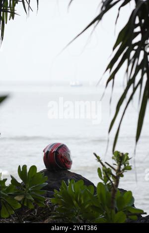 Mumbai, Maharashtra/Indien - 22. März 2009: Der Blick auf den Helm im Park. Stockfoto