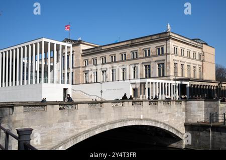 James Simon Galerie Neues Museum in Berlin Stockfoto