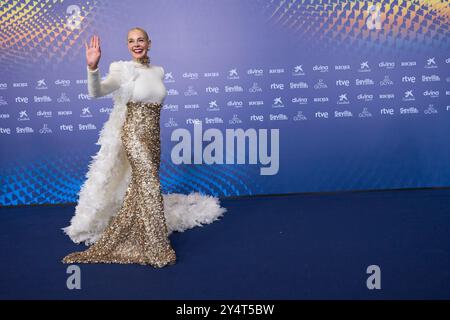 Belen Rueda nimmt am 11. Februar 2023 an der 37. Goya Awards - Red Carpet at Fibes - Konferenz und Ausstellung in Sevilla Teil. Stockfoto