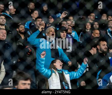 Racing Club de Avellaneda beim CONMEBOL Sudamericana Cup im Presidente Perón Stadion in Avellaneda, Buenos Aires. Feierlichkeiten für Adrian Martinez, den Spitznamen Mararvilla, den Torjäger des Teams. @FACAMORALES/NUR FÜR REDAKTIONELLE ZWECKE Stockfoto