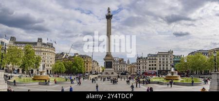 Trafalgar Square in London, Großbritannien, Europa Stockfoto