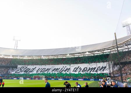 Rotterdam, Niederlande. September 2024. ROTTERDAM, NIEDERLANDE - 19. SEPTEMBER: Während der Champions League - League-Phase - Spiel am 1. Spieltag zwischen Feyenoord und Bayer 04 Leverkusen im Stadion Feijenoord am 19. September 2024 in Rotterdam, Niederlande. (Foto: Joris Verwijst/Orange Pictures) Credit: dpa/Alamy Live News Stockfoto