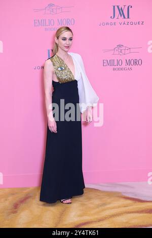 Marta Hazas besucht Jorge Vazquez „20 Jahre Mode Retrospektive“ im Ritz Mandarin Oriental Hotel am 16. Februar 2023 in Madrid, Spanien. Stockfoto